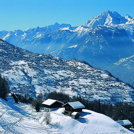 In Alps Near Lift And Sauna La Tzoumaz